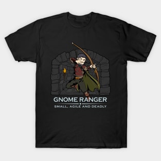 D20 Roleplaying Character - Gnome Ranger T-Shirt